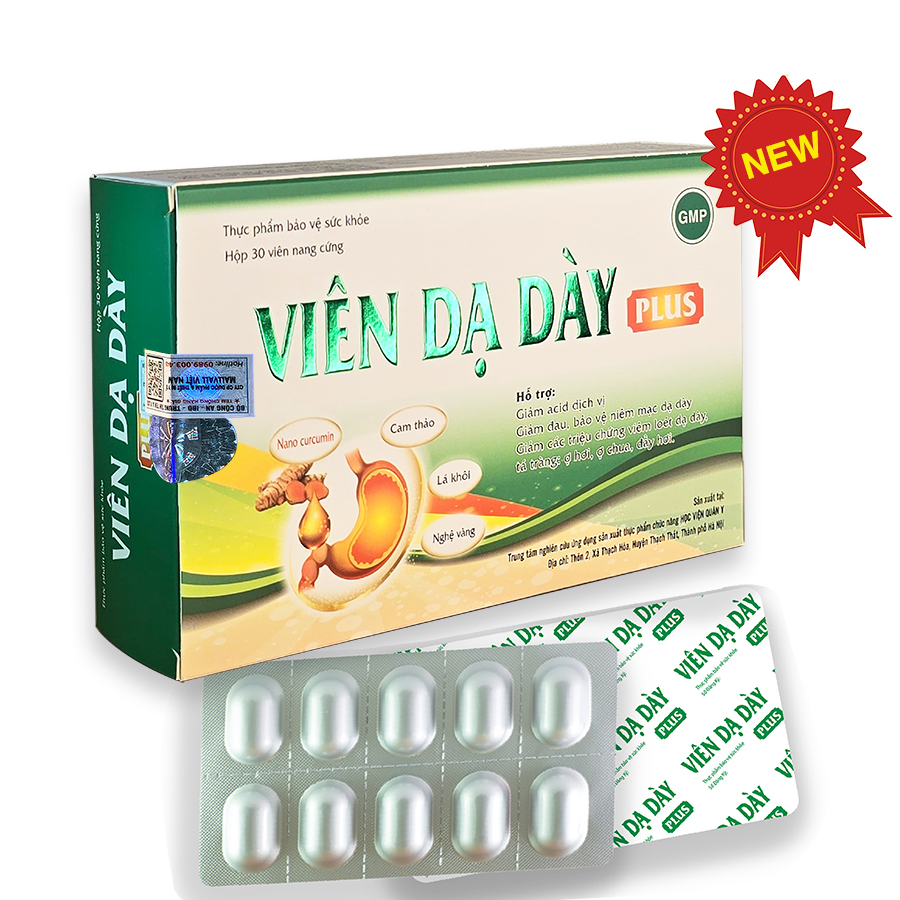 Viên dạ dày plus - Bước cải tiến mới giúp hỗ trợ giảm các triệu chứng dạ dày tá tràng từ sâu bên trong