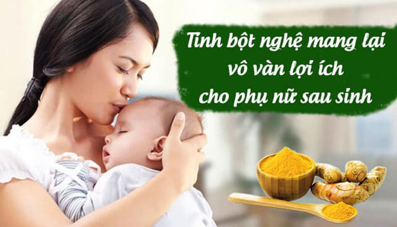 Chuyên gia giải đáp: cách sử dụng tinh bột nghệ sau sinh hiệu quả