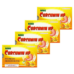 Combo 4 hộp Nano Curcumin HP + Tặng 1h trà dạ dày