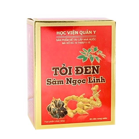 Tỏi đen sâm ngọc linh học viện quân y | vienquany.com