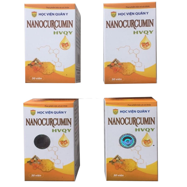 Combo 4 hộp Nano Curcumin HVQY