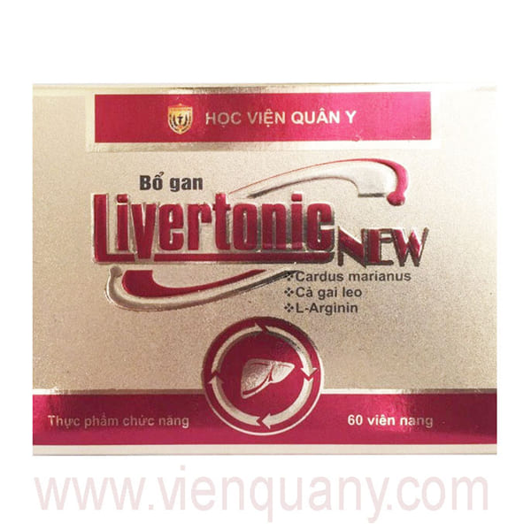 Viên Bổ Gan Livertonic new 60 Viên - Học Viện Quân Y